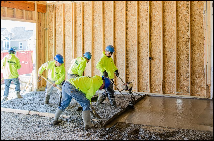 Flatwork in Garage